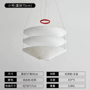 Ljojo German Pendant Lamp Paper Chandelier E27 Suspension - Hanging Light Fixture Elegant Modern Style
