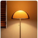 Retro Coffee Color Floor Lamp | Medieval Style Walnut Stand Lights for Living Room by Ljojo