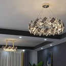 Ljojo Luxury Crystal Living Room Chandelier Pendant Light Fixture Glass Indoor Lighting
