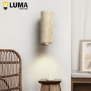 Ljojo Modern Wabi Sabi Limestone Wall Light Sconce LED Lighting Decor for Bedroom and Living Room