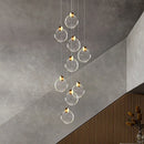 Modern Lustre Bubble Crystal Pendant Light for Living Dining Room Decor by Ljojo
