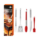 Ljojo 21-Piece BBQ Tool Set, Stainless Steel, Outdoor Grill Bag