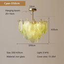 Modern Luxury Glass Living Room Pendant Lights | French Retro Chandelier by Ljojo