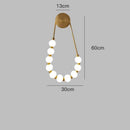 Nordic Minimal LED Wall Pendant Light for Bedroom | Golden Black Home Decor by Ljojo