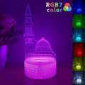Ljojo 3D Castle Night Light | USB Powered Creative Home Decor for Living Rooms and Bedrooms