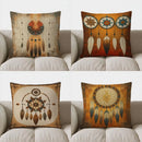 Bohemian Dreamcatcher Geometric Pillow Cover by Ljojo: Sofa, Bedroom, Car Decor