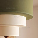 Nordic Minimalist Wabi Sabi Fabric Pendant Light Chandelier for Living Dining Room Bedroom by Ljojo