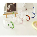 Ljojo 450ml Heat Resistant Glass Coffee Mug with Stirring Stick