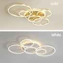 Ljojo Nordic Simple Acrylic LED Ceiling Light for Bedroom Living Room, Home Decoration Lighting Fixtures