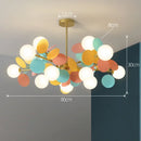 Ljojo Luxury Sphere Chandelier for Living Room, Restaurant, Bedroom