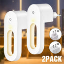 EU/US Plug Night Light Socket 1/2 Pcs Warm White Lamp Energy Saving for Kids Room by Ljojo