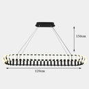 Ljojo LED Pendant Lights: Modern Chandeliers for Living & Dining Room Lighting