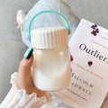 Ljojo Mini Glass Shaker Cup with Handle and Lid