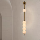 Ljojo Vertical Wall Light Sconce Lamp Acrylic Ball Modern Bedroom Living Room Decor