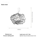 Ljojo Modern Acrylic Flower Chandelier for Bedroom and Dining Room