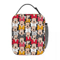 Ljojo Mickey Mouse Insulated Lunch Bag - Cute & Portable Thermal Cooler Box