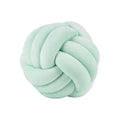 Cream White Art Deco Striped Knot Pillow - Handmade Soft Modern Cozy Decor for Home & Sofa.rm Ljojo