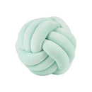 Cream White Art Deco Striped Knot Pillow - Handmade Soft Modern Cozy Decor for Home & Sofa.rm Ljojo