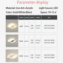 Ljojo Modern Leaf Style Ceiling Light Ideal for Bedroom Decor - Influencer Recommended