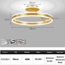LED Bedroom Ceiling Light Modern Circular Eye Protection Lamp Ljojo