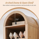 Ljojo™ Arched 8-Tier Shoe Cabinet with Adjustable Shelves