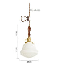 Nordic Glass LED Pendant Lights Modern Chandelier by Ljojo for Home Restaurant Bar Decor