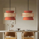 Japanese Style Restaurant Bamboo Woven Pendant Light for Sushi Corridor by Ljojo