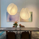 Wabi Sabi Silk Led Pendant Lamp Creative Art Dining Room Chandeliers by Ljojo