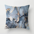 Ljojo Marble Ocean Sea Pattern Polyester Throw Pillow Cover - Home Sofa Decor