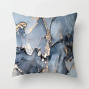 Ljojo Marble Ocean Sea Pattern Polyester Throw Pillow Cover - Home Sofa Decor