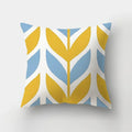 Blue Elk Geometric Pillow Case Cover by Ljojo - Fresh Animal Print Home Decoration