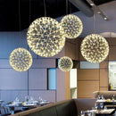 LED Pendant Light Dandelion Art Ball Nordic Spherical Chandelier for Bedroom Living Room by Ljojo
