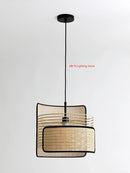 Japanese Wabi Sabi Style Chandelier | Retro Industrial Bedroom Light | Ljojo Indoor Lighting
