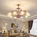 French Living Room Crystal Glass Chandelier Minimalist Modern Luxury Dining Bedroom Villa Hanging Lights Ljojo