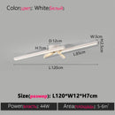 Ljojo LED Line Ceiling Lamp: Modern Black White Light for Various Rooms