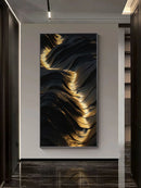 Ljojo LED Lava Art Wall Lamp for Living Room, Dimmable Abstract Hanging Painting