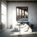 Ljojo Metal Retro Floor Lamp LED Lighting for Modern Living Room Bedroom