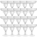Ljojo 5oz Clear Plastic Wine Glasses – Shatterproof & Recyclable Goblets, Pack of 20