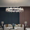 Ljojo Modern Crystal LED Chandelier Pendant Lighting for Dining Living Room Home Decor