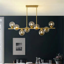 Modern LED Glass Ball Chandelier Pendant Lamp for Bedroom Dining Living Room by Ljojo