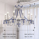 K9 Crystal Chandelier Pendant Light - Elegant White E14 LED Luxury Home Decor by Ljojo
