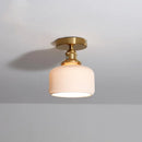 Ljojo LED Ceiling Light: Modern Style, Copper Ceramic, Indoor Home Lighting