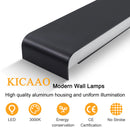 Ljojo 16W Remote Control Dimming LED Wall Light Modern Indoor Wall Lamp