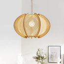 Hemp Rope Wood Pendant Light Chandelier Stylish Ceiling Lamp Living Room Bedroom Art Decoration Modern by Ljojo