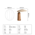 Japanese Wabi-sabi LED Wood Desk Lamp Minimalist Zen Art Decor Ljojo