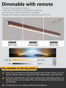 LED Long Strip Ceiling Light for Balcony Aisle Bedroom Dining Island Kitchen Decor by Ljojo