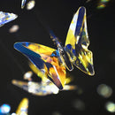 Ljojo Luxury Butterfly Crystal Chandelier Modern LED Staircase Lighting Long Hanging Luminaire for Home