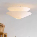 French Cream Umbrella Cloth Ceiling Lamp by Ljojo for Dining Room & Bedroom