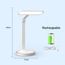 Ljojo LED Dimmable Desk Lamp Portable Foldable USB Chargeable Reading Night Light