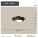 Alien Round Bedroom LED Ceiling Light - Modern Black and White Hallway Fixture by Ljojo